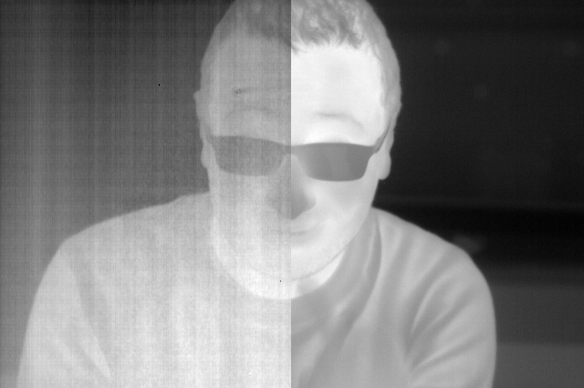 Démo: image brute capteur vs traitée